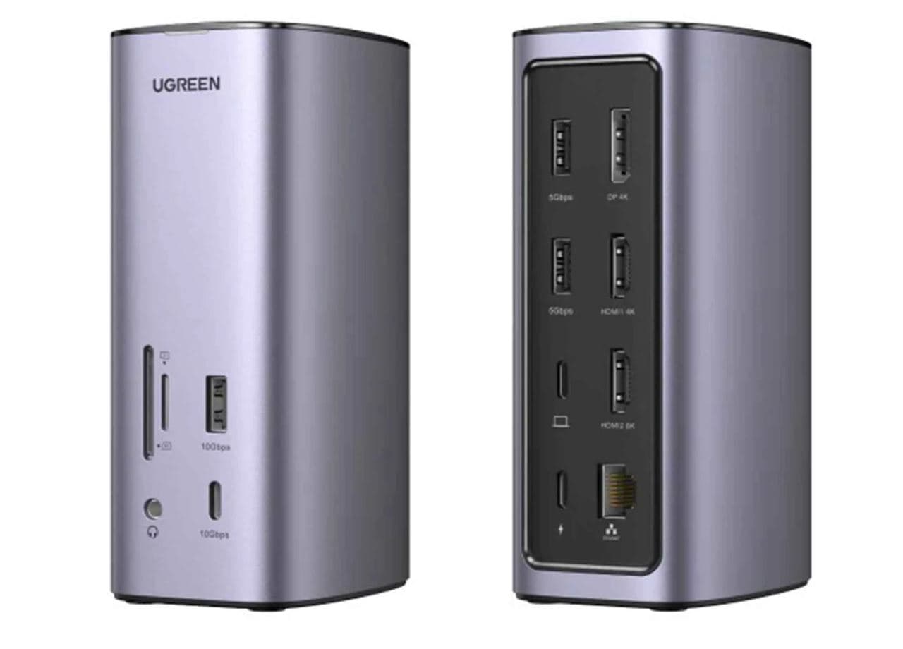 UGreen Revodok Pro 210 (15534) 10 in one Universal Docking Station USB Type-C Adapter and Multiport HUB with PD + LAN + Card reader