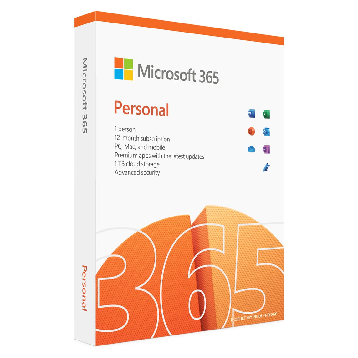 Microsoft 365 Personal 32/64 AllLngSub PKLic 1YR Online CEE C2R NR(QQ2-00004) 1-Desktop 365 day license, Word, Excel, PowerPoint, OneNote, Outlook, Access (only for PC), Publisher (only for PC), Win10/11, MacOS, Android