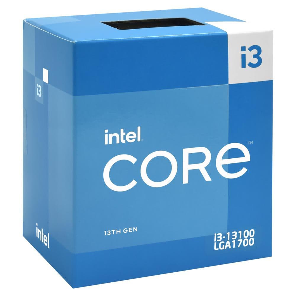 Intel Core i3-13100 up to 4.5 GHz Intel i3-13100 LGA1700 12Mb3.4-4.5 GHz P Cores