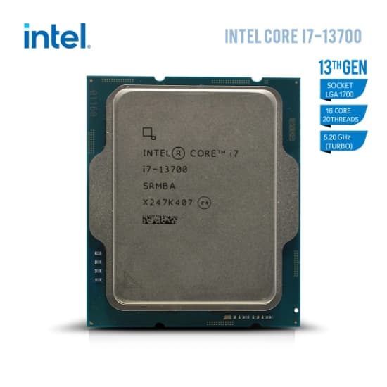 Intel Core i7-137005.2 GHz Intel i7-13700 LGA1700 L3 30Mb2.1-5.2 GHz P Cores1.5-4.1 GHz E Cores