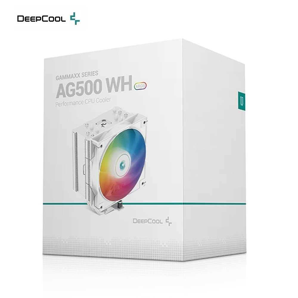 Deep Cool AG500 ARGB White LGA 1700, 1200, 115xs, AM5/AM4