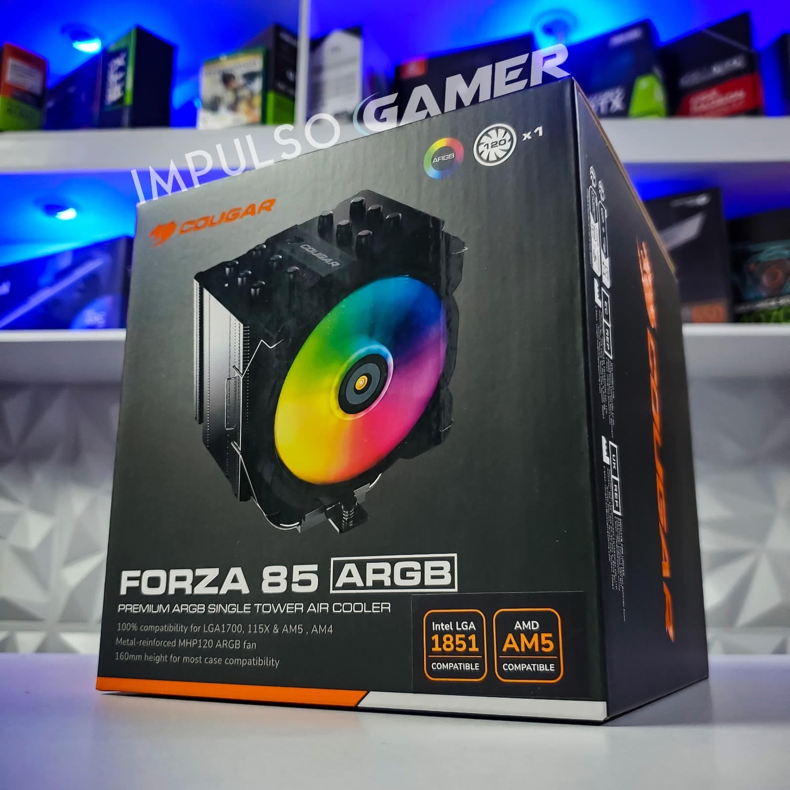 Cougar Forza 85 ARGBLGA 20xx, 1700, 1366, 1200, 115xs, AM5/4/3+