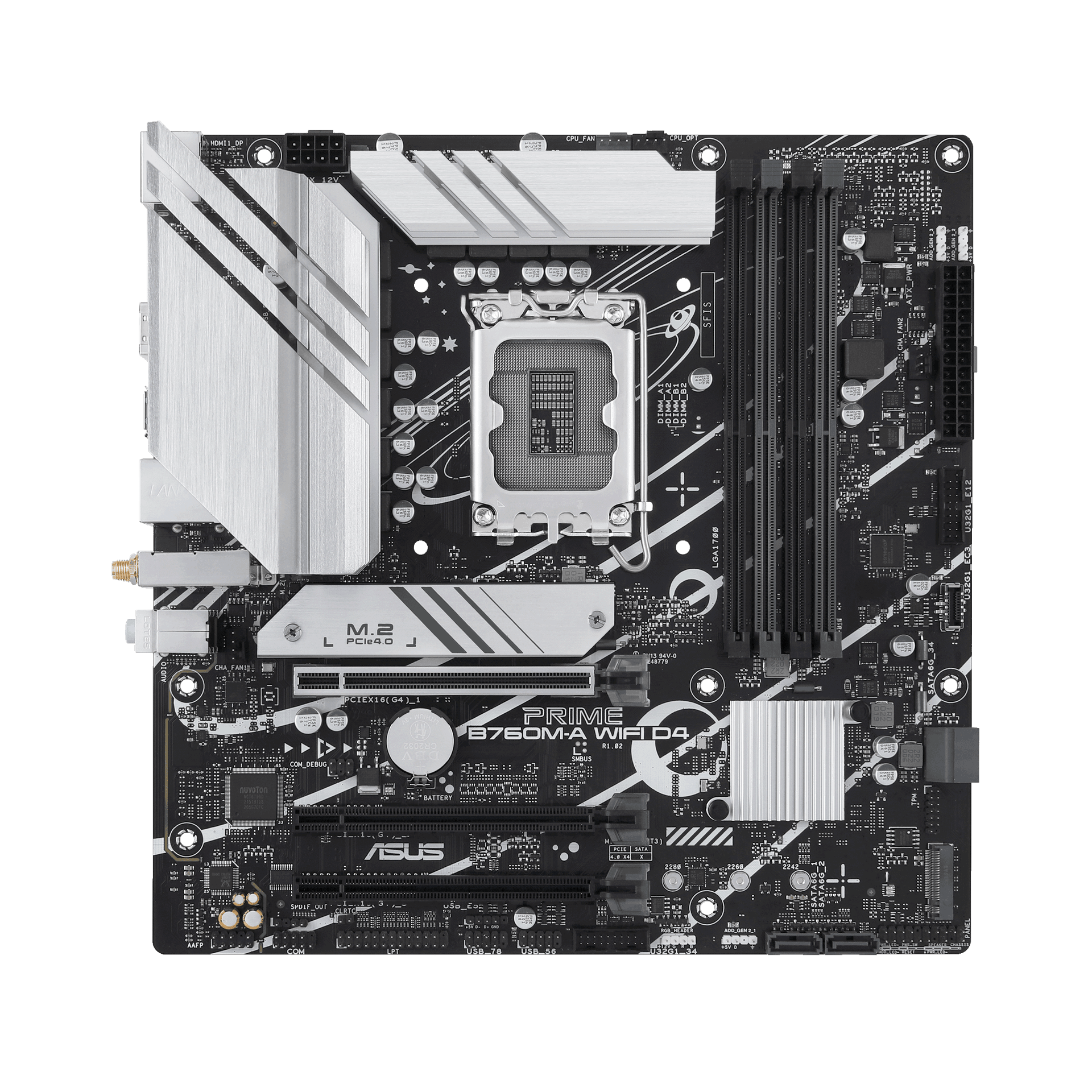 Asus Prime B760M-A WiFi D4 iB760 1700s DDR4 ready