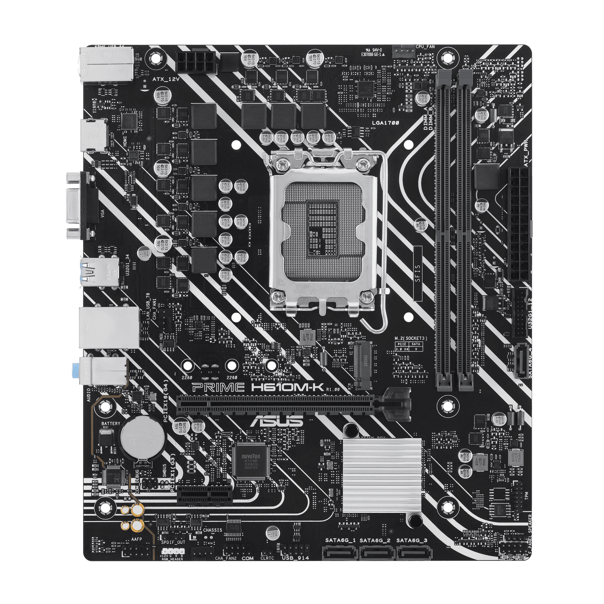Asus Prime H610M-K iH610 1700s DDR5 ready