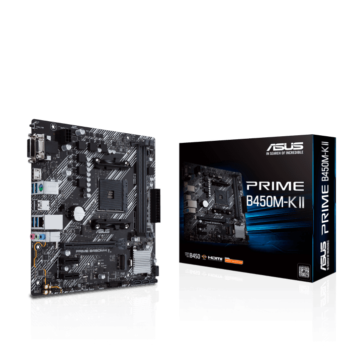 Asus B450M-K II AMD® B450 AM4s Ryzen