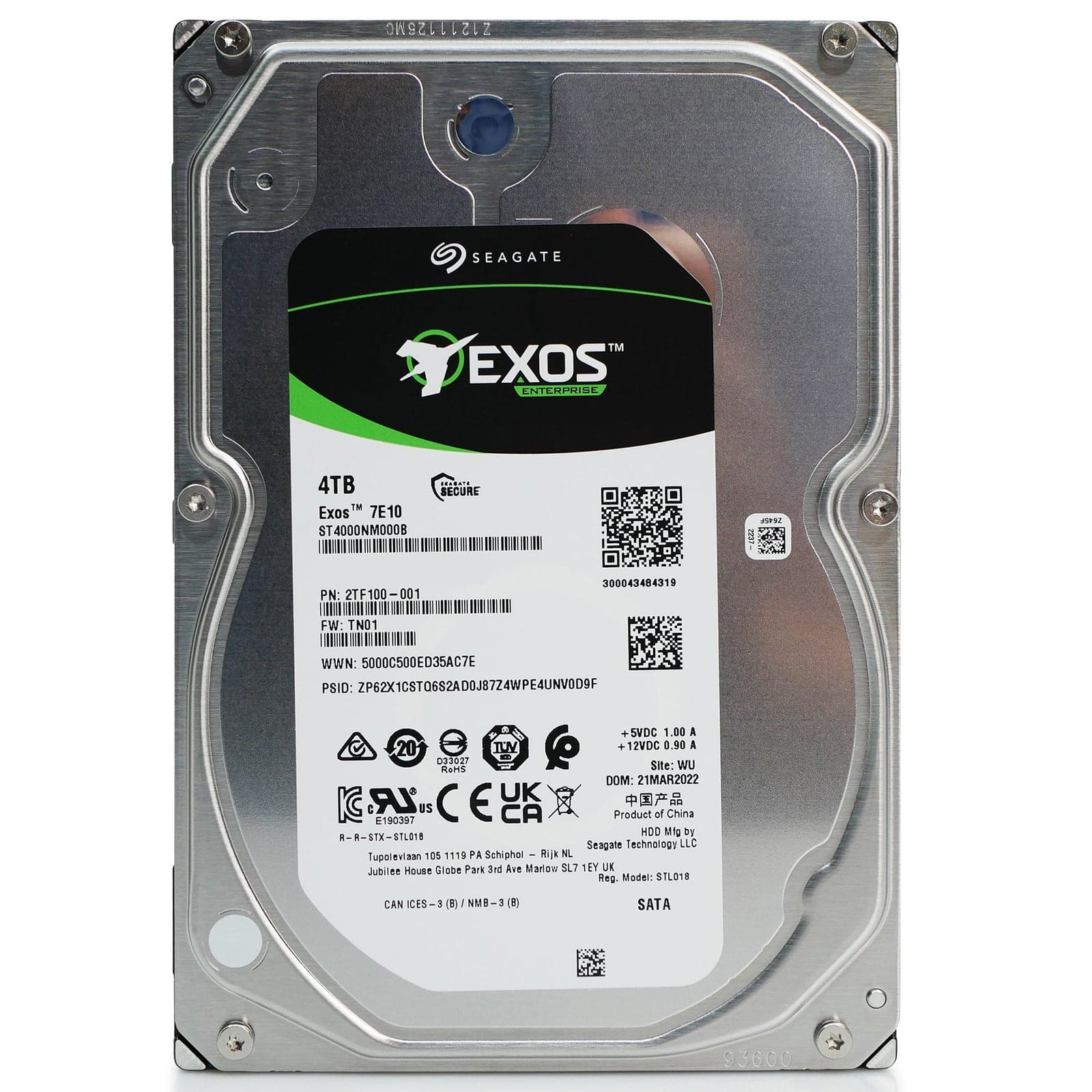 Seagate Exos 4TB (ST4000NM00B)
