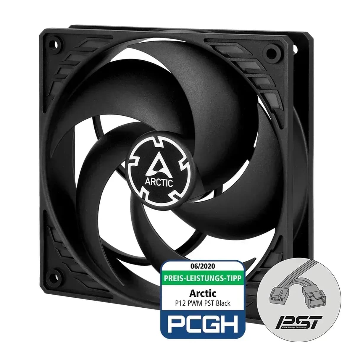 Fan case Arctic Cooling P12 Slim PWM PST 5" (12cm) Slim PWM PST