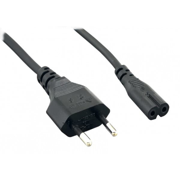Power cord 2pins CEE7/16 1.5m power cable