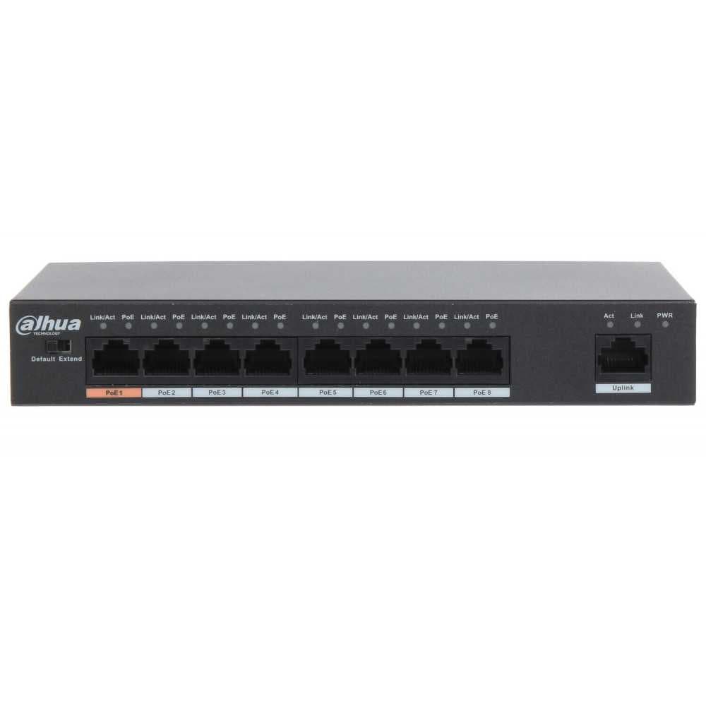 Dahua PFS3009-8ET-96 9 port 10/00 switch with 8 port POE