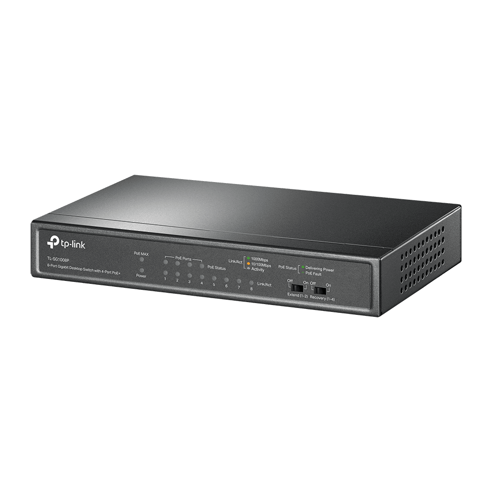 Tp-Link TL-SG1008P 10/100/1000 8 port steel case4port POE+