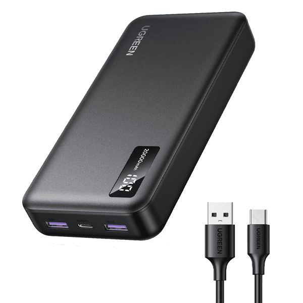 UGREEN 10000mAh Two-way Fast Charging Power Bank Black (25742) Power bank 10000mAh 20Wh