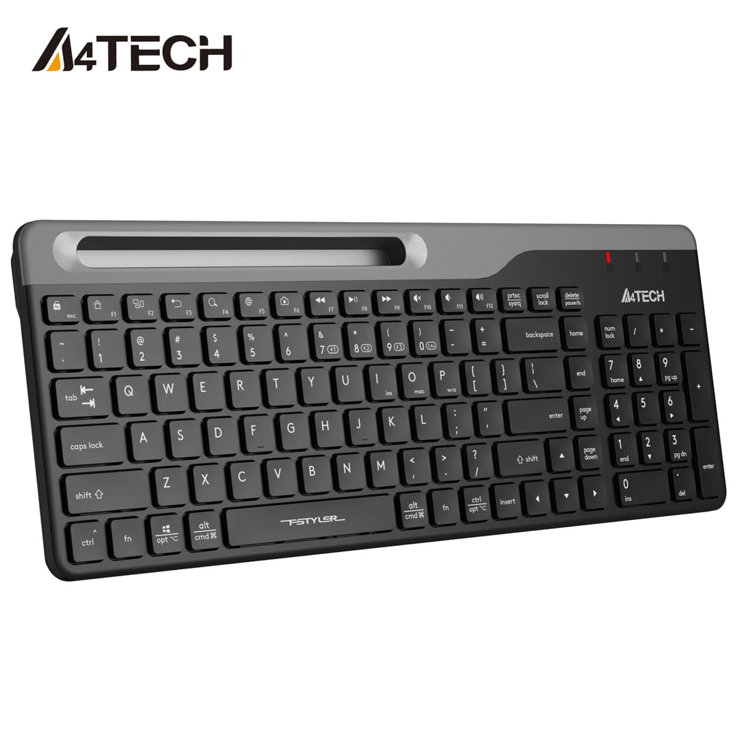 A4Tech Fstyler FBK25 Slim BlackBluetooth & USB Wireless 2,4G