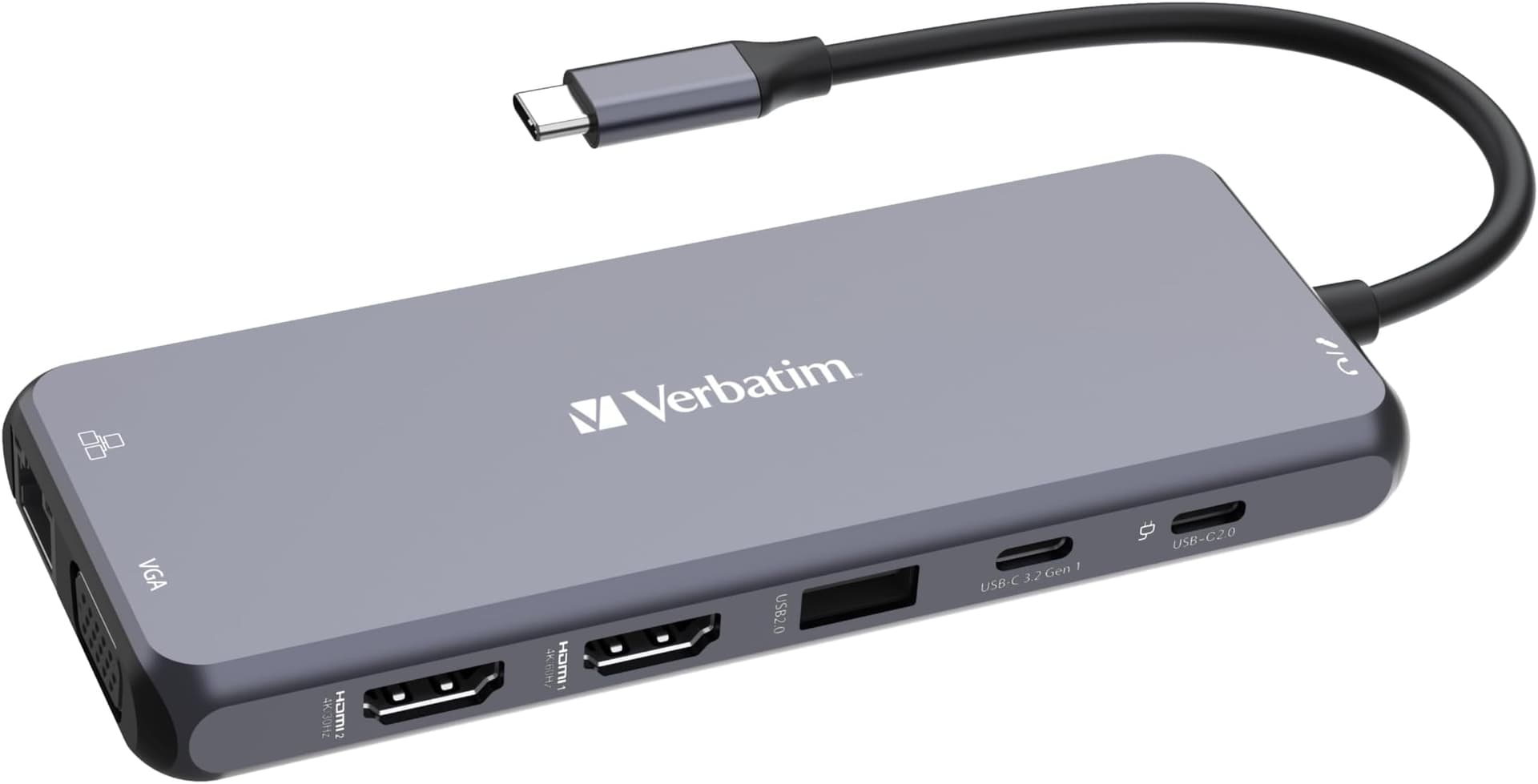 Verbatim USB-C Multiport HUBUSB 3.2 Type-C to HDMI Adapter and Multiport HUB