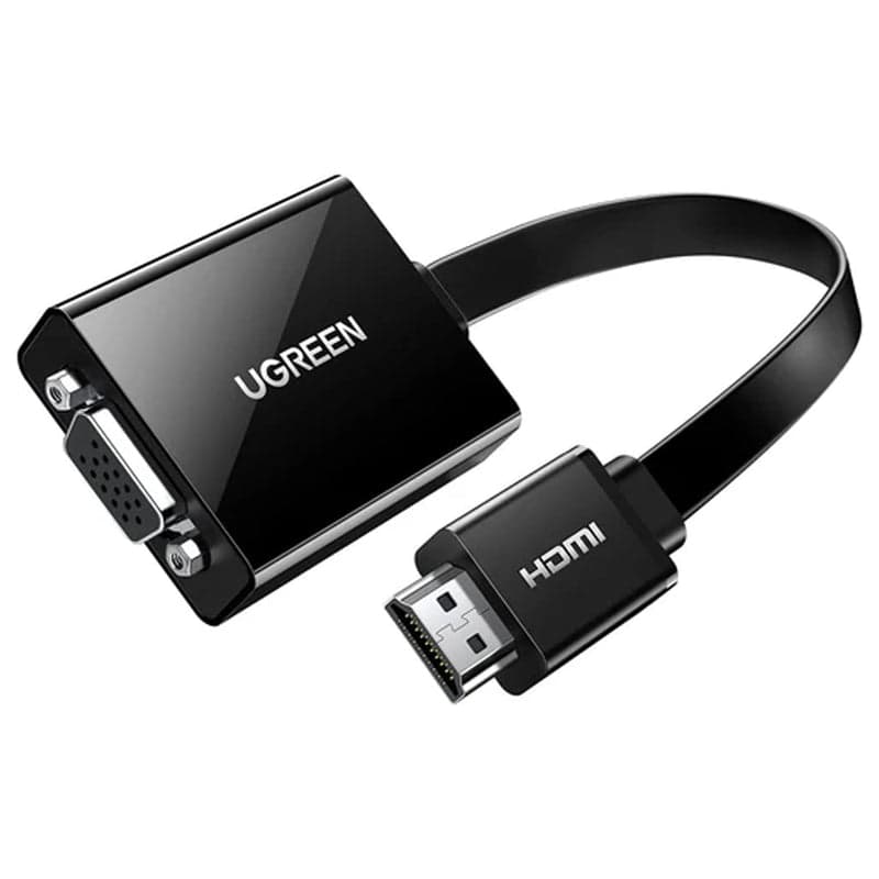 UGreen MM103 black HDMI to VGA Adapter with audio