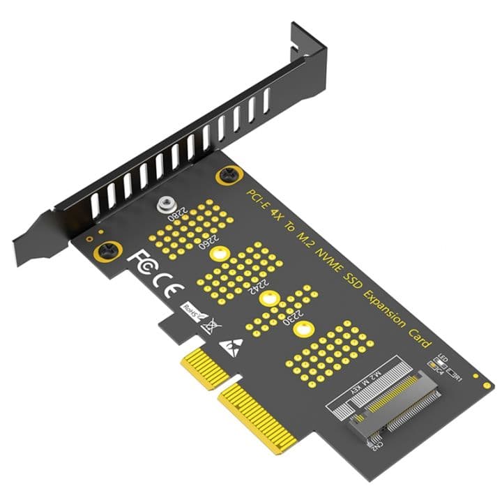 PCI-e 4X NGFF Expantion Card PCI-e 4X M.2 NVMe Adapter