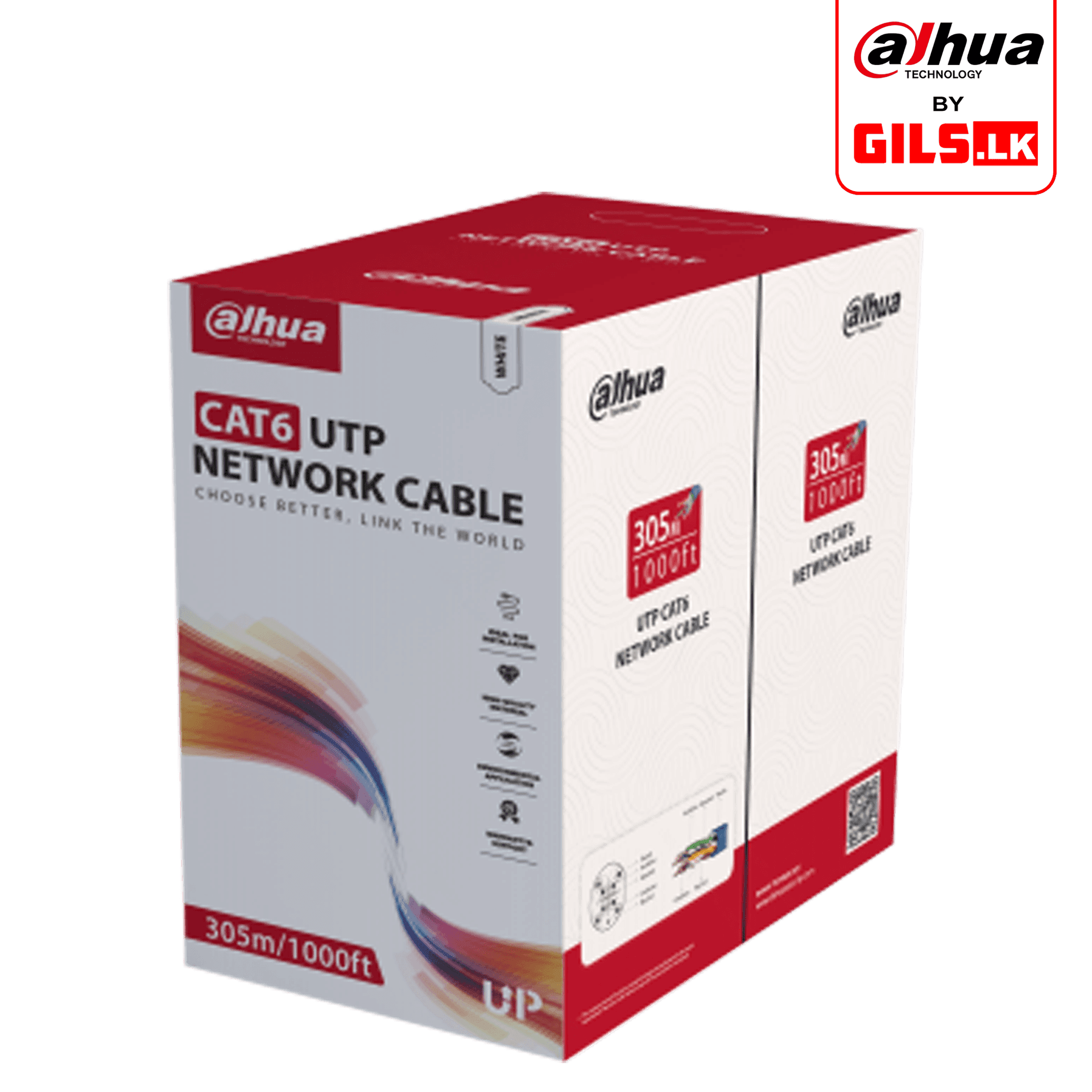 Dahua CAT6 UTP cables CAT6 network cable 305m